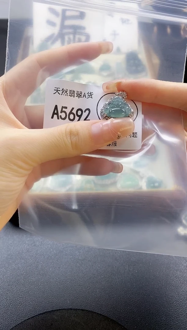 翡翠未镶嵌吊坠(赠链)天然翡翠A货