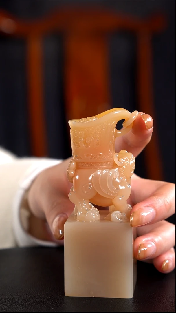 寿山石东*斋寿山石印章