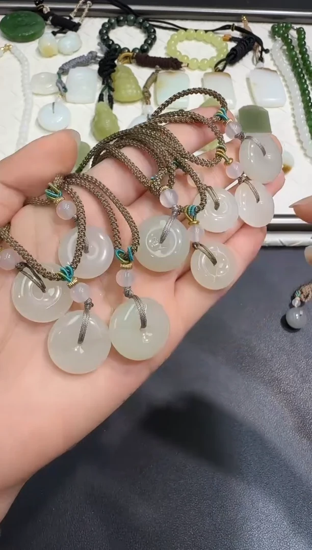 和田玉未镶嵌颈饰X0804-1396-206多样性一件