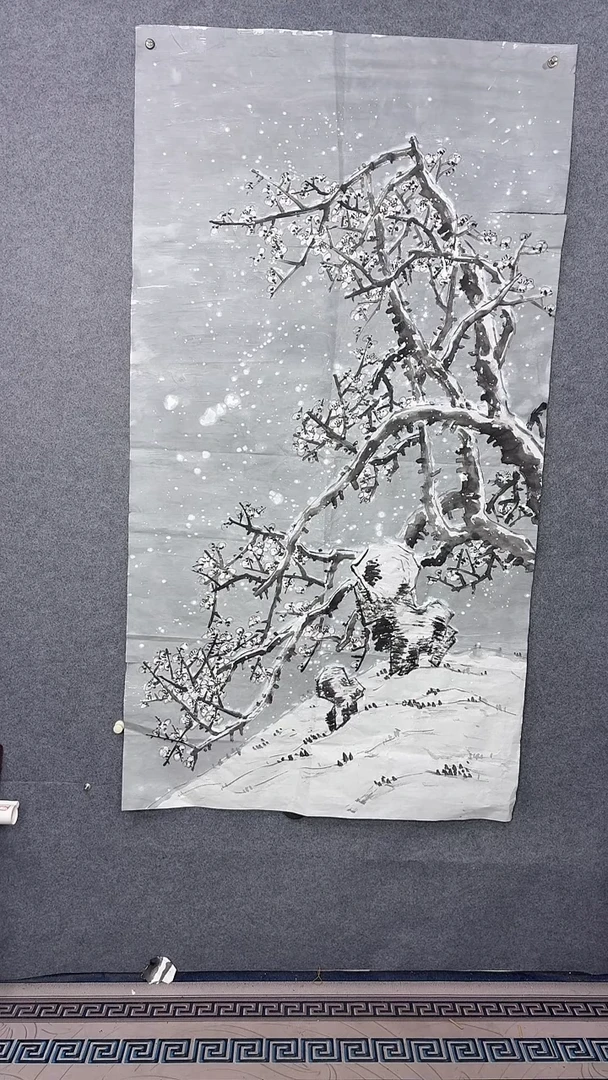 国画180*96吴铁成作品