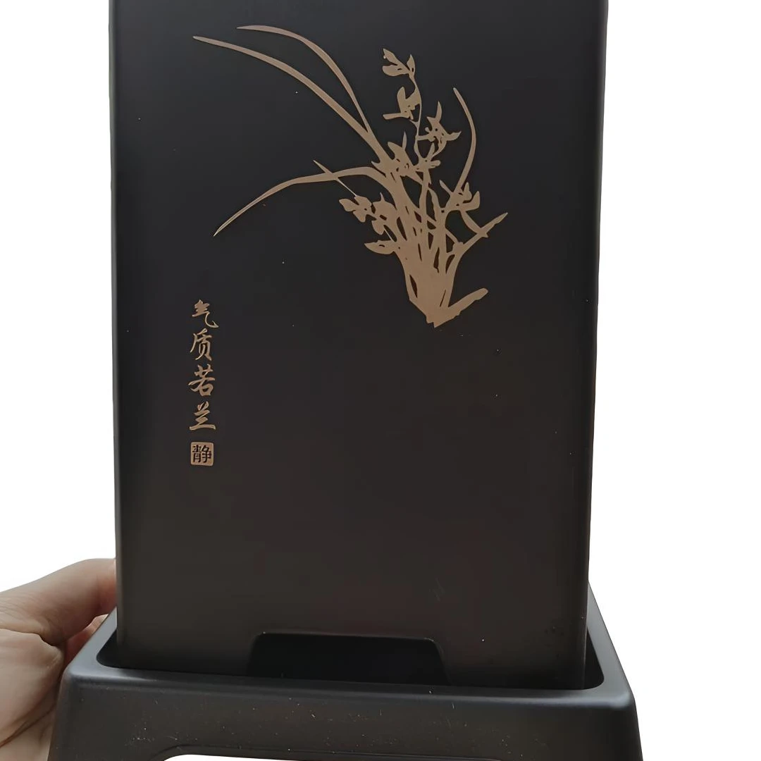 亚克力环保树脂盆，耐磨耐摔透气性好