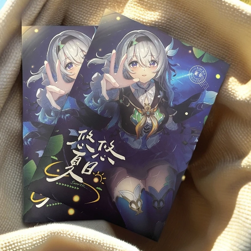 莱卡《悠悠夏日》A4大卡 卡牌盲盒默认代拆！未成年禁止下单