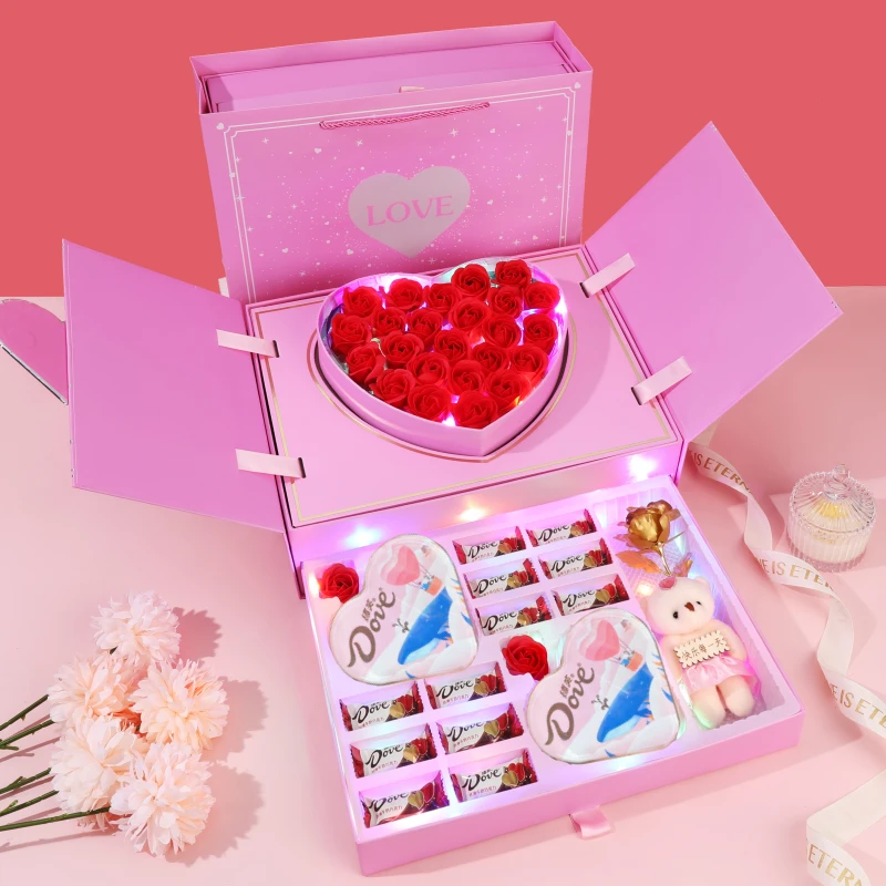 德芙巧克力礼盒装教师节送女老师送女朋友生日礼物送女生创意