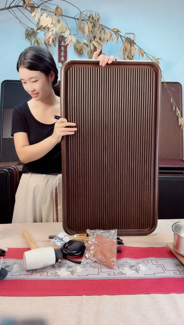 叮***咔古档复古单门双抽茶水柜