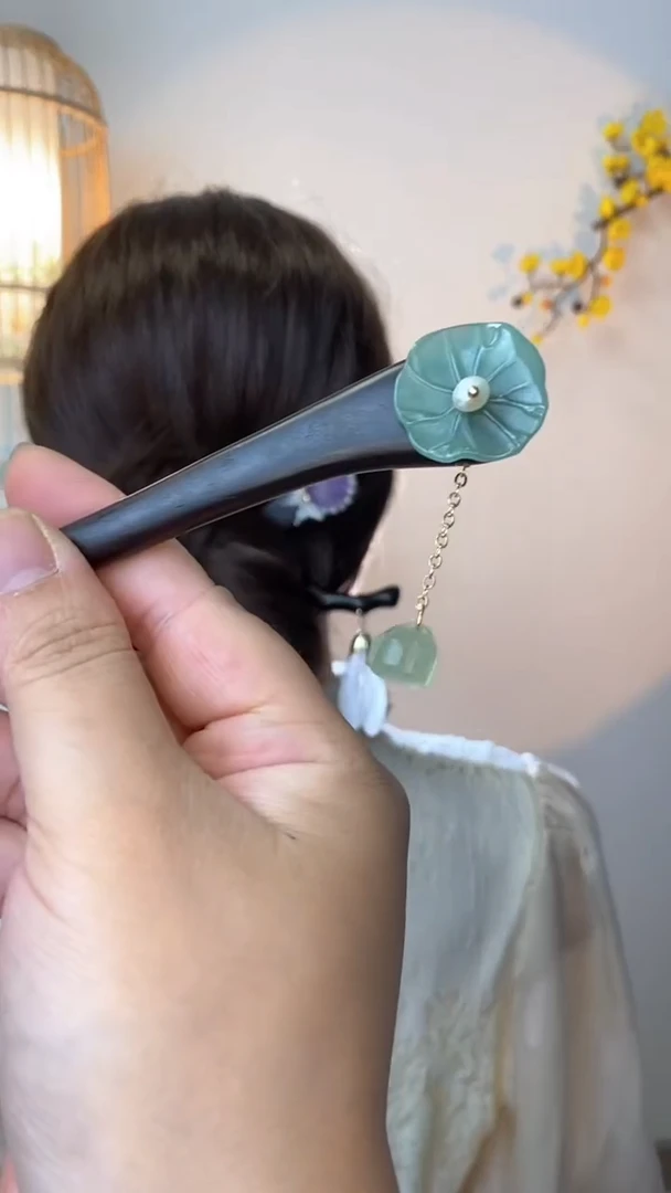 非金属木质美丽发簪