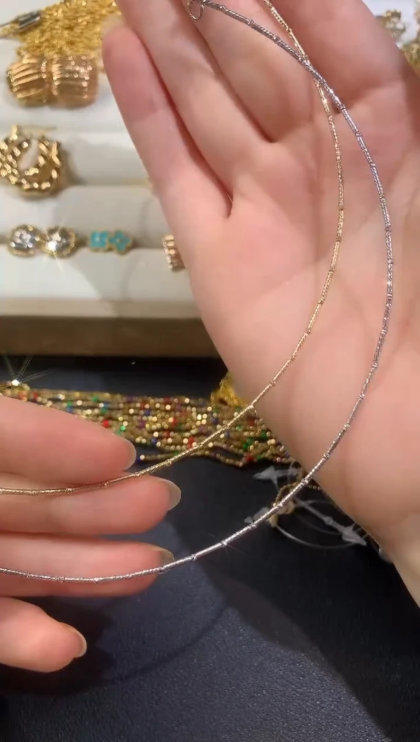 18K金项圈多样性发其一E497|1299