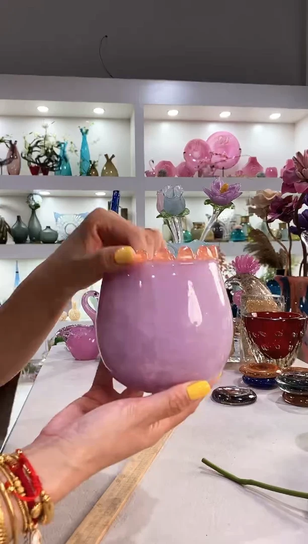 慕忆家手作琉璃花瓶