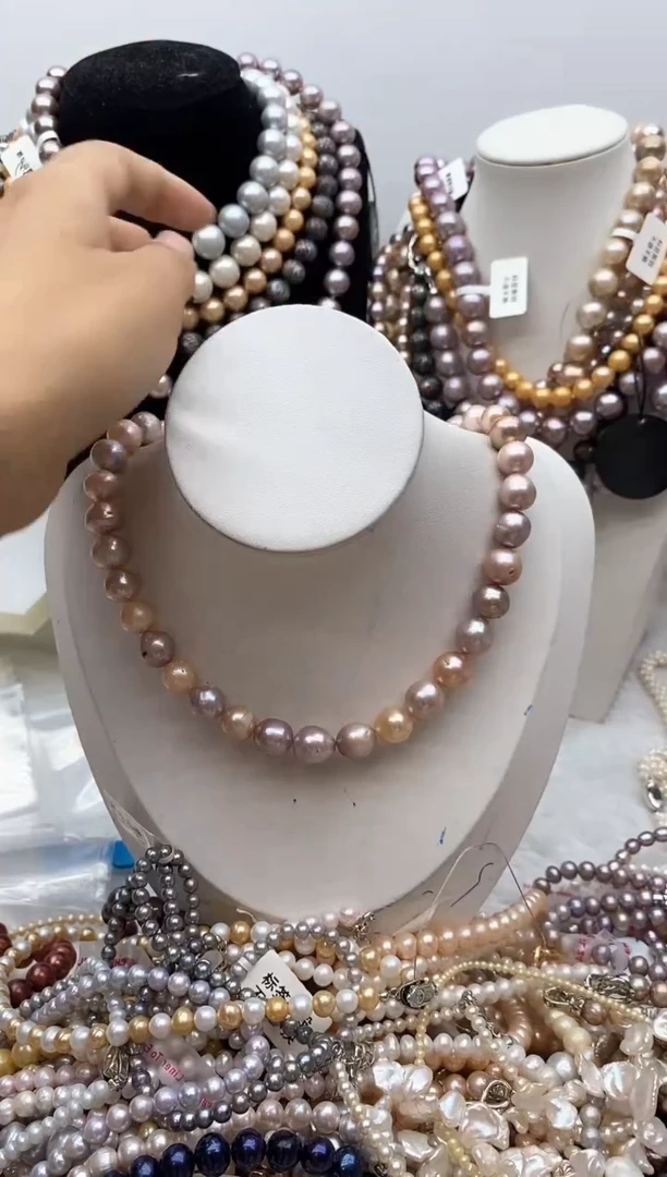 淡水珍珠钛钢颈饰137