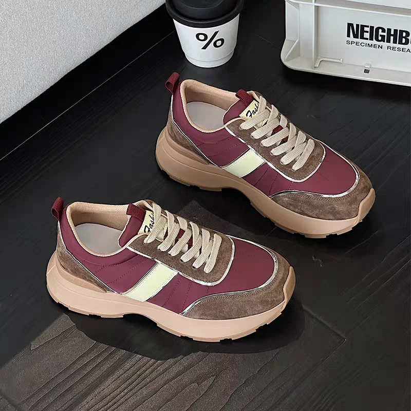 9098(小蛮腰)新款厚底百搭真皮手工阿甘鞋
