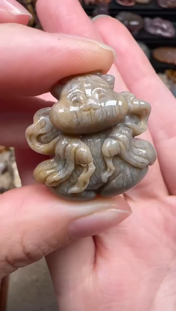 颈饰未镶嵌硅化珊瑚（珊瑚玉）282