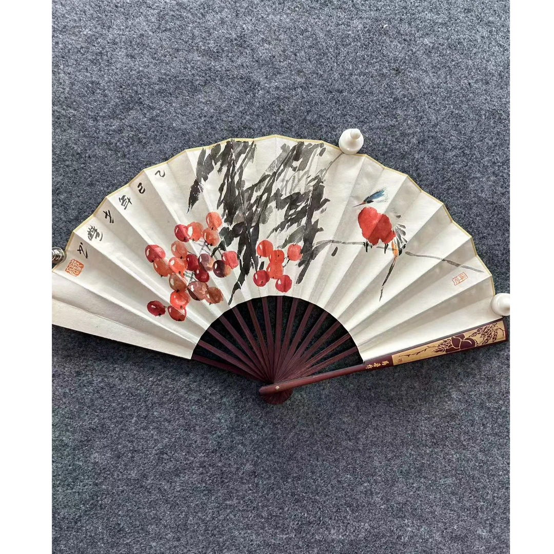 丰海亮王子龙/两平尺/水墨扇面