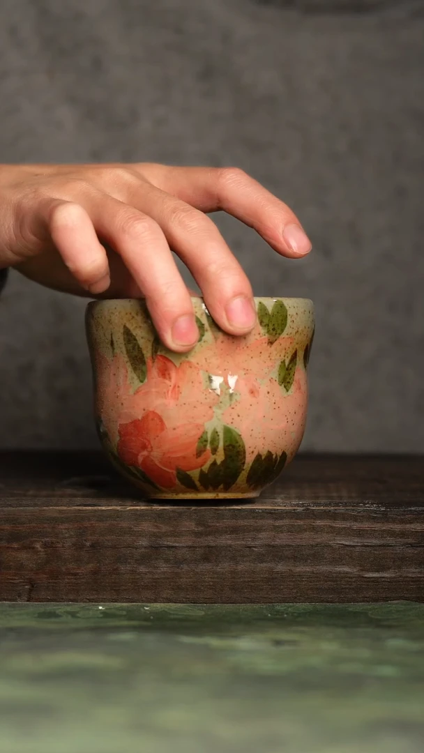 【闪购商品】杯青诗手工手绘瓷器