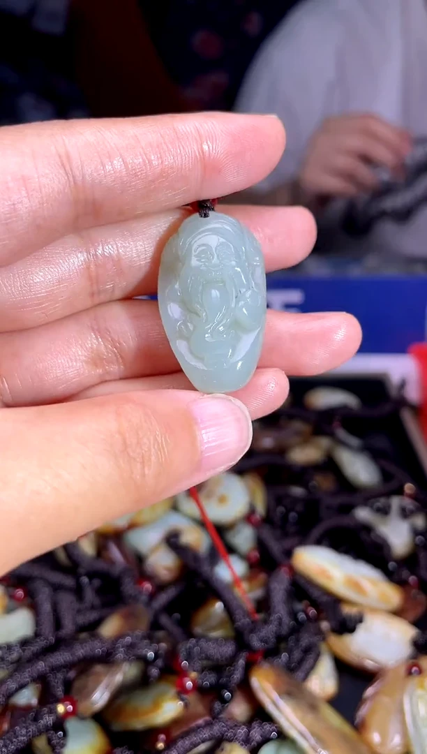 和田玉未镶嵌挂件1