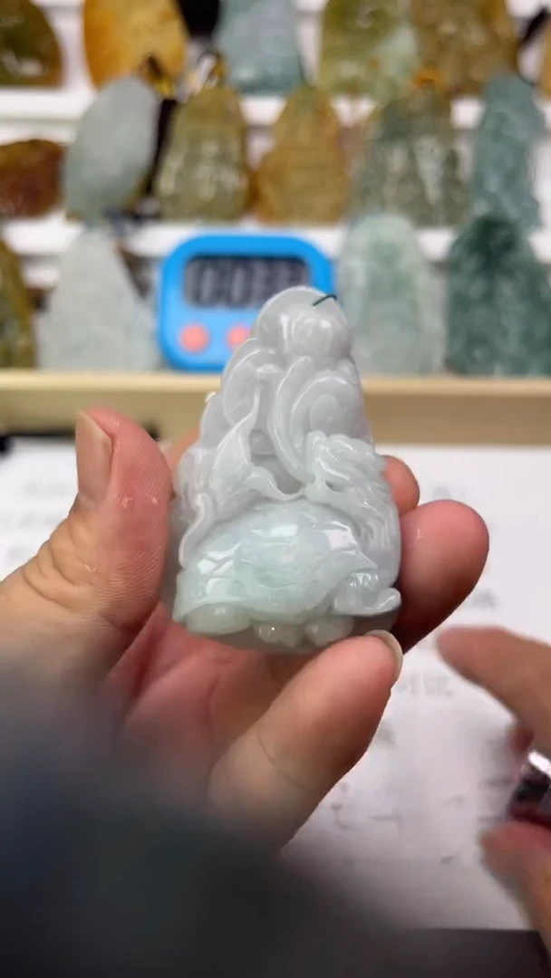 翡翠未镶嵌颈饰天然翡翠