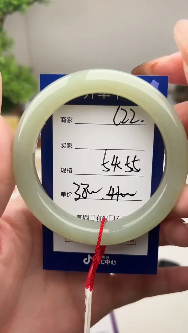 未镶嵌手镯和田玉微色差C22