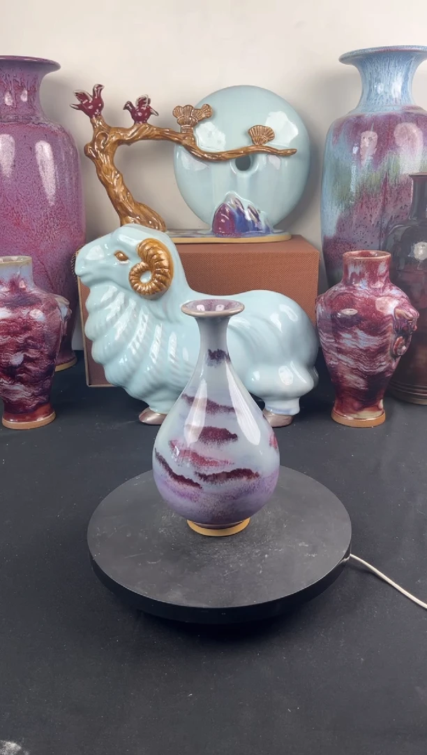 摆件神垕钧瓷收藏工艺品