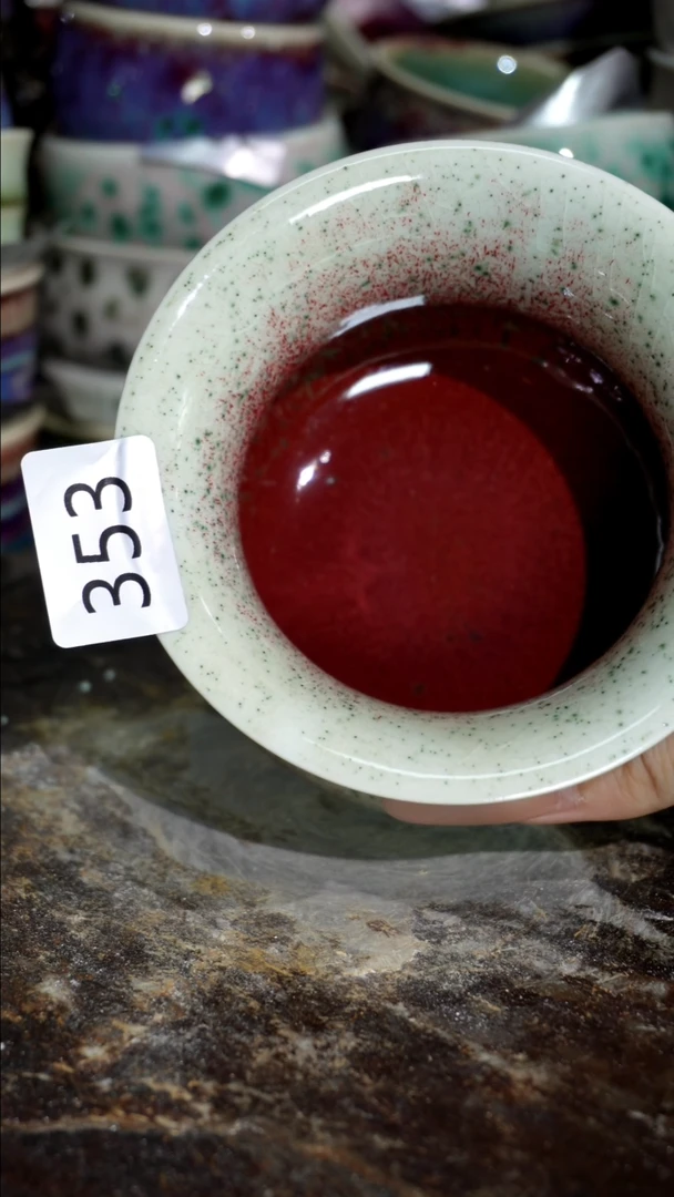 摆件精品窑变钧瓷茶器