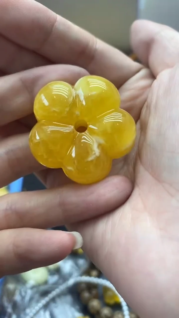 琥珀未镶嵌珠宝奇石饭*1677