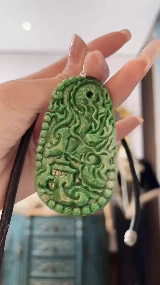 颈饰未镶嵌翡翠兰*水翡翠E732