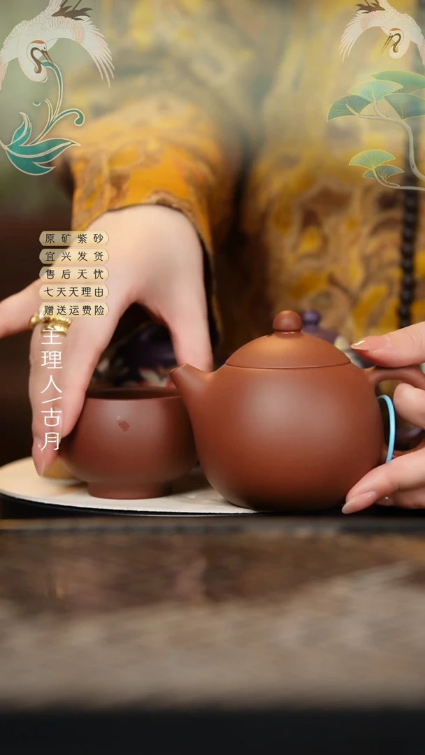 AA1463紫砂光素龙蛋240CC