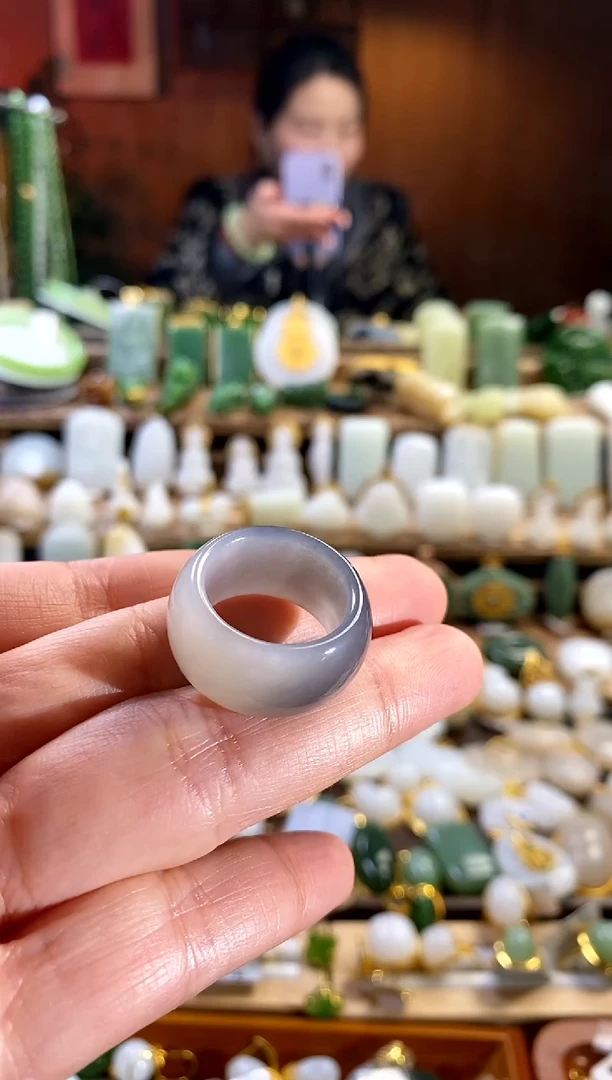 【闪购商品】和田玉戒指未镶嵌12-13