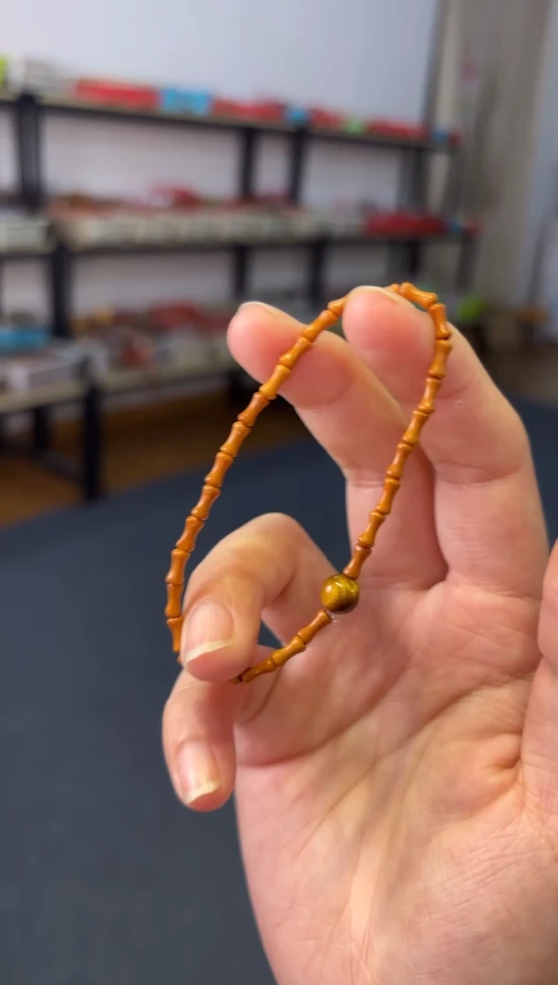 吊坠菩提根/象牙果橄榄竹节单圈