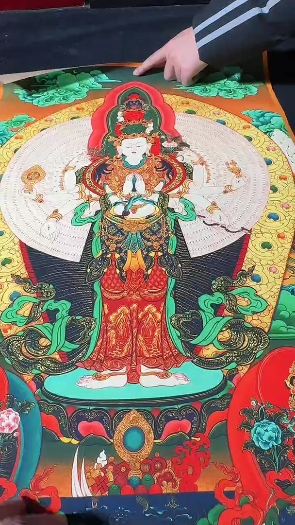 卷轴画藏式珍藏彩绘艺术馆14