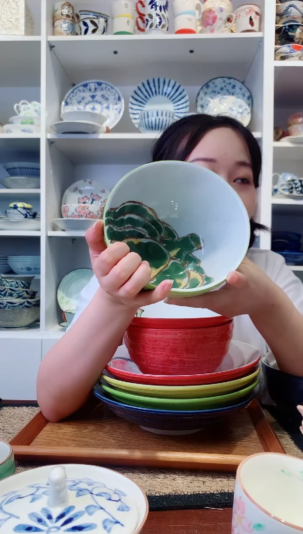 陶瓷美浓烧南瓜大面碗