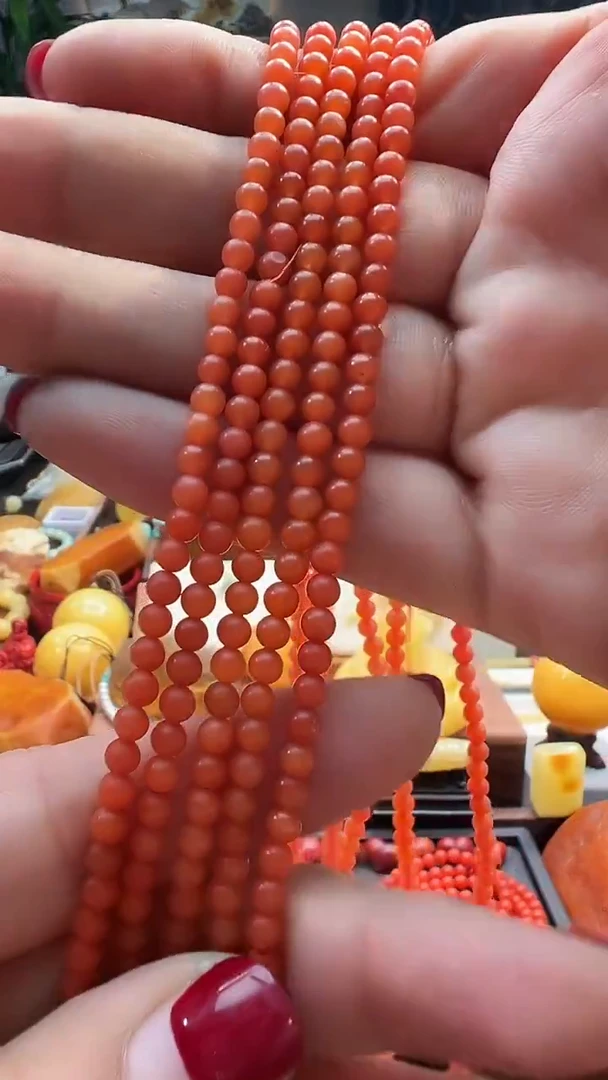 南红玛瑙未镶嵌颈饰3+南红小米链多样性拍一发一