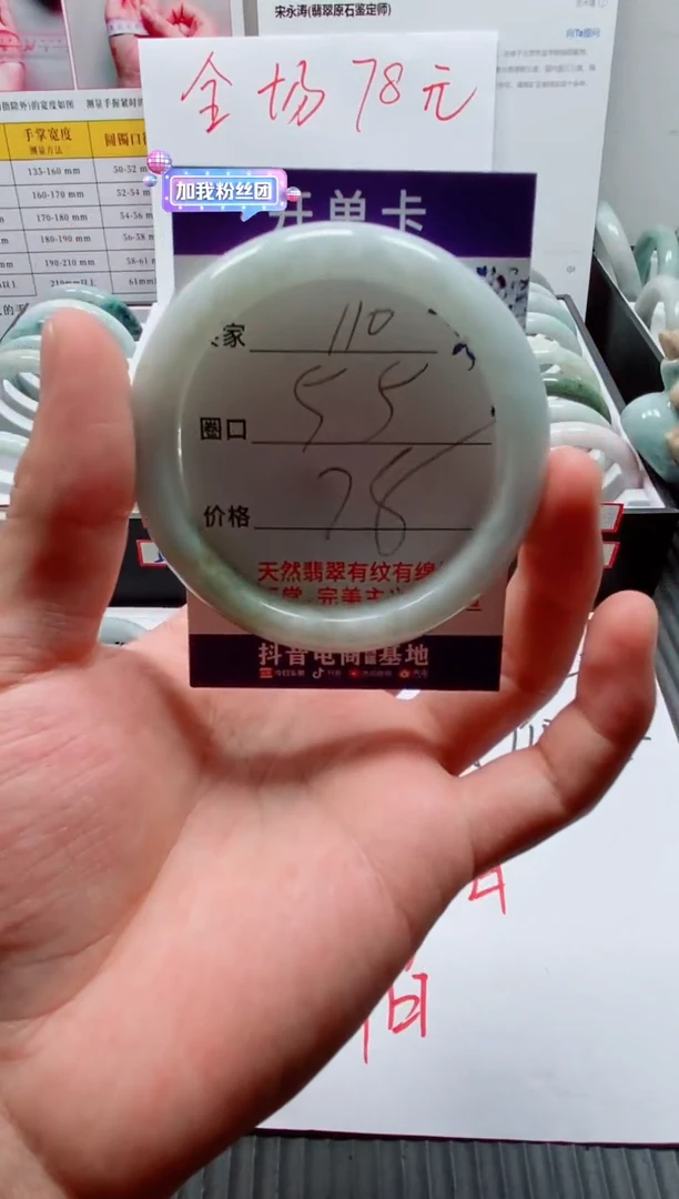 未镶嵌手镯翡翠110