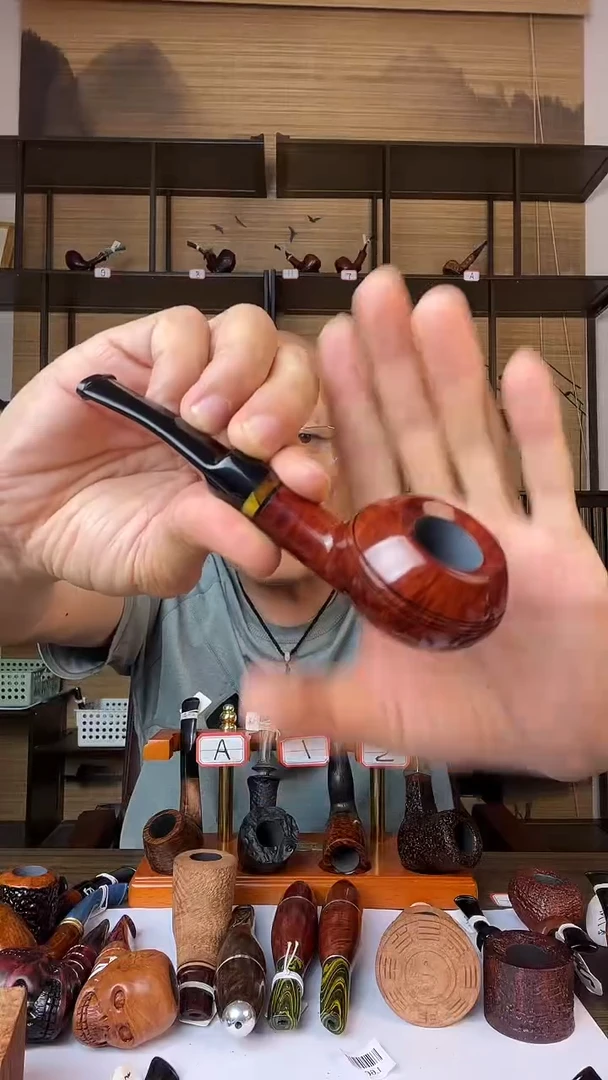 石楠木纯手工意大利石楠木烟斗