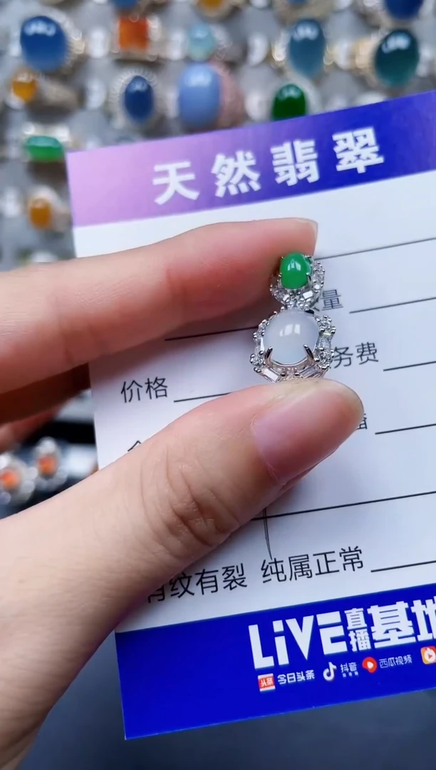 颈饰银S925镶嵌翡翠221