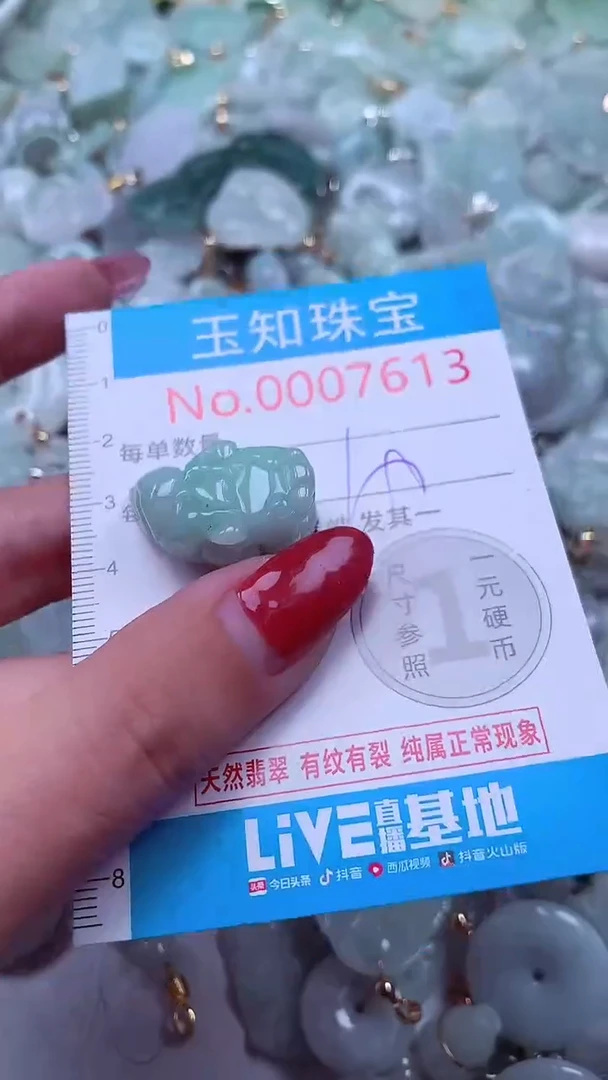吊坠(不含链)未镶嵌翡翠7613