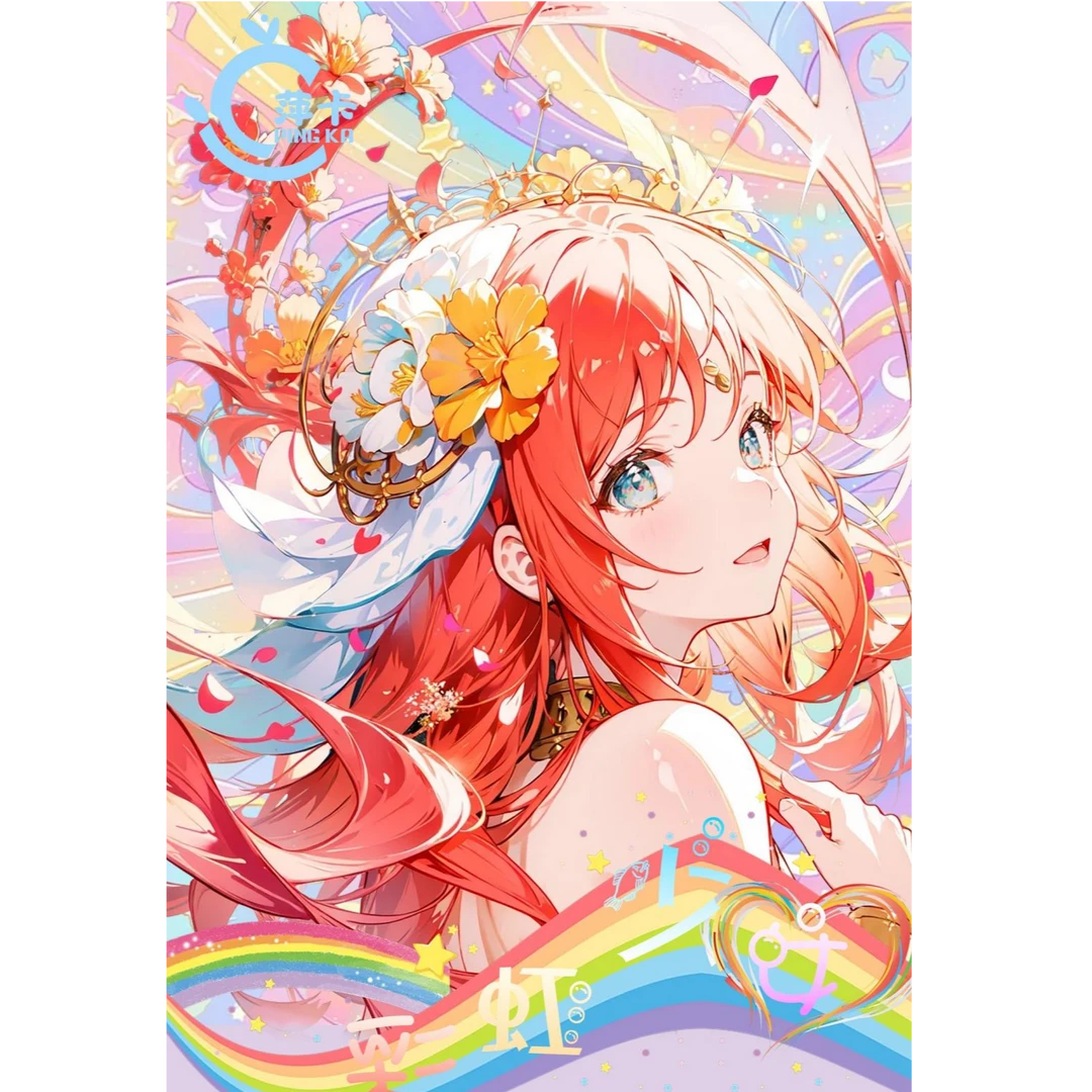 欧思《拆盒》彩虹少女 收藏卡（盲盒默认待拆）