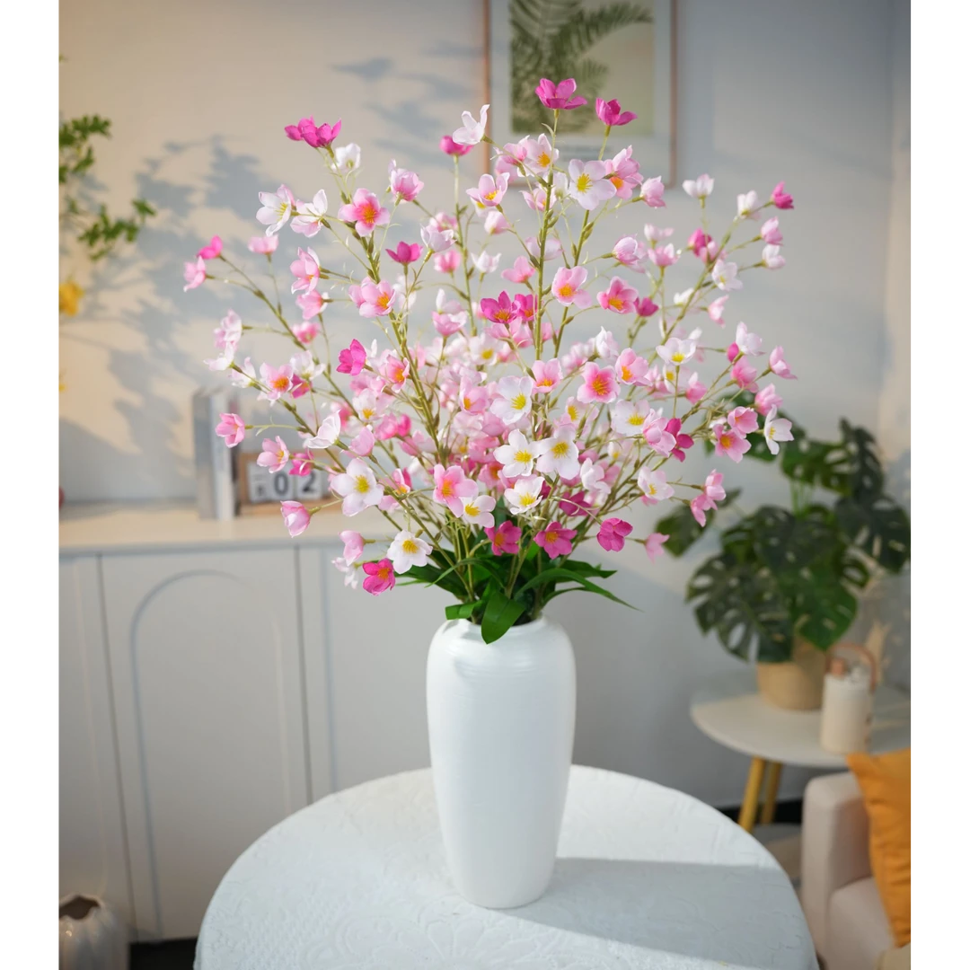 小清新ins风铃兰花仿真花艺摆件客厅玄关电视柜新年搬新家假花