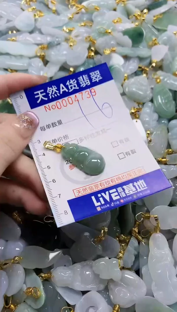 颈饰未镶嵌翡翠天然A货翡翠