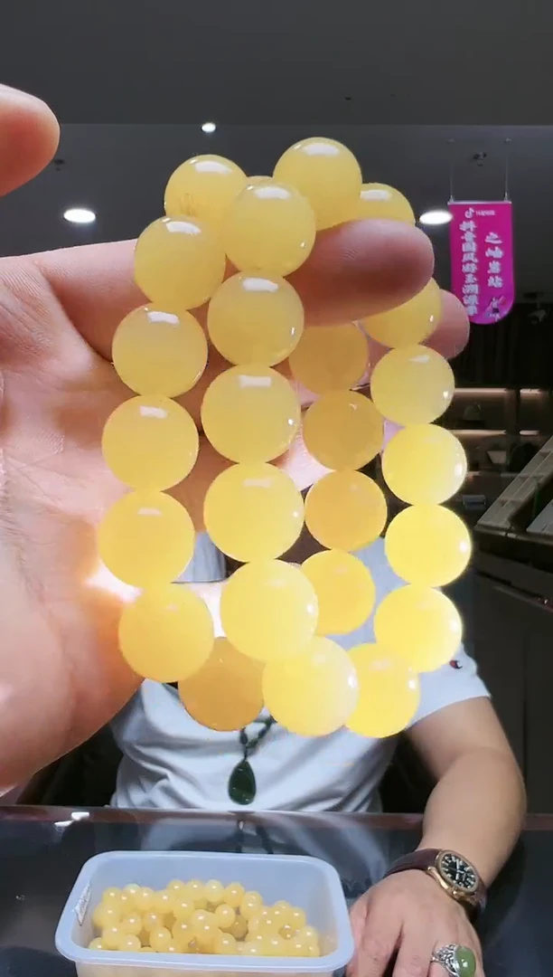 透闪石-蛇纹石玉未镶嵌手串a137 -多样性发货其中发一