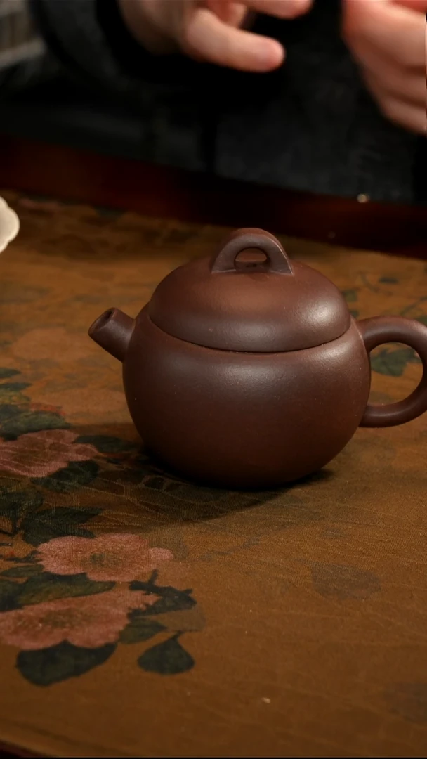 茶壶紫砂紫泥小叮当壶微瑕
