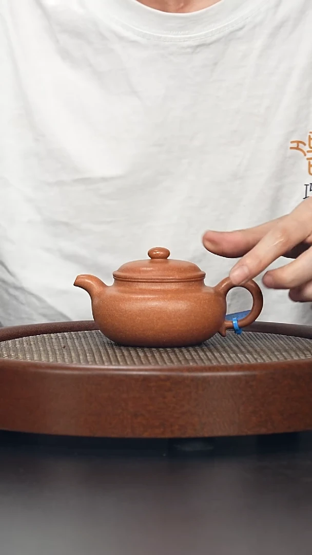 茶壶紫砂仿古-黄降坡-全手工微微瑕