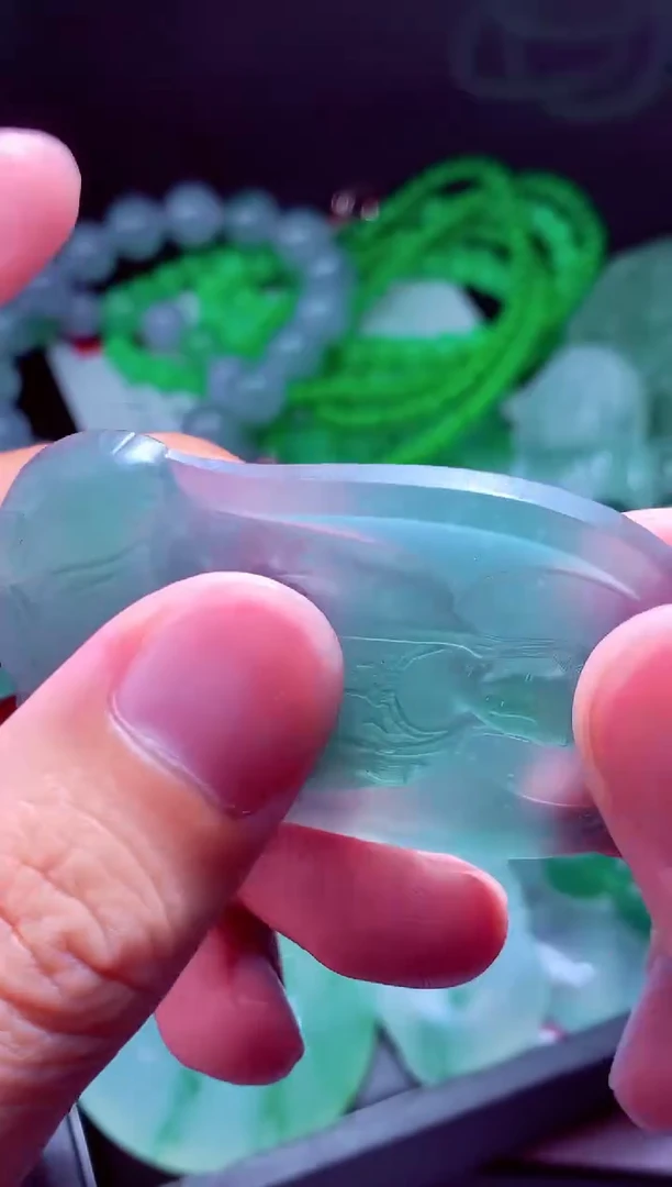 未镶嵌定制翡翠胜*#翡翠毛货定制