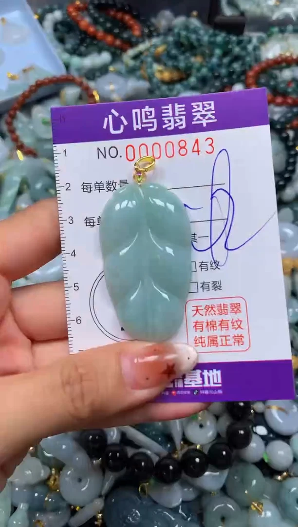 翡翠未镶嵌颈饰闪购005843