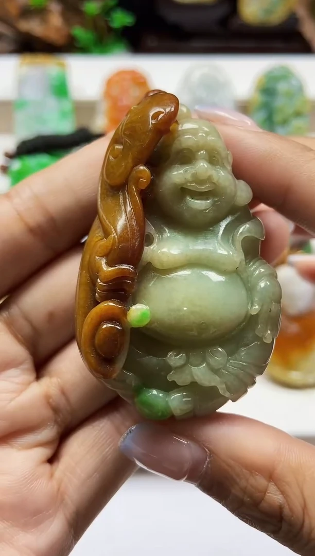 颈饰未镶嵌翡翠翡翠A货