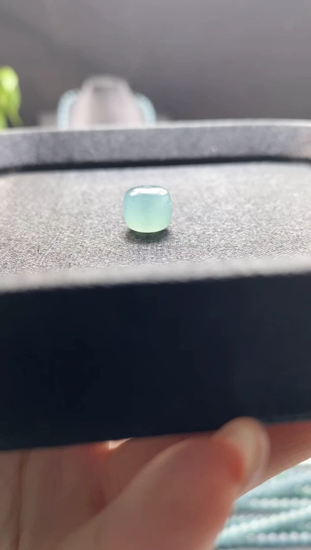 未镶嵌手链翡翠散珠卡9+MM左右老型珠