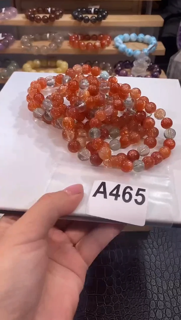 手链未镶嵌日光石A465阿鲁沙手链10mm多样性发一