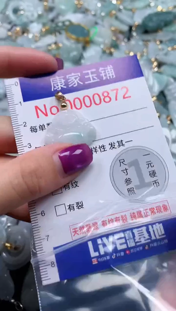 颈饰未镶嵌翡翠872