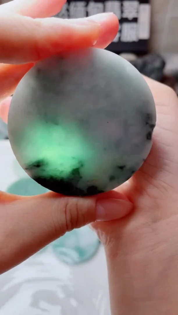 翡翠未镶嵌颈饰4123.....