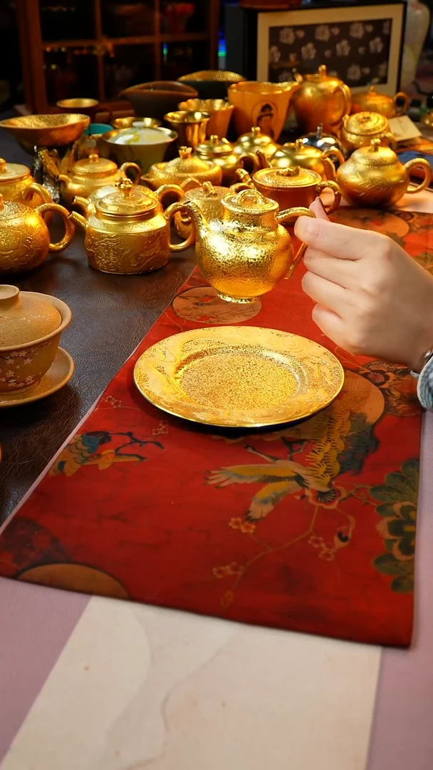 茶杯紫砂【宜景窑系列】金壶