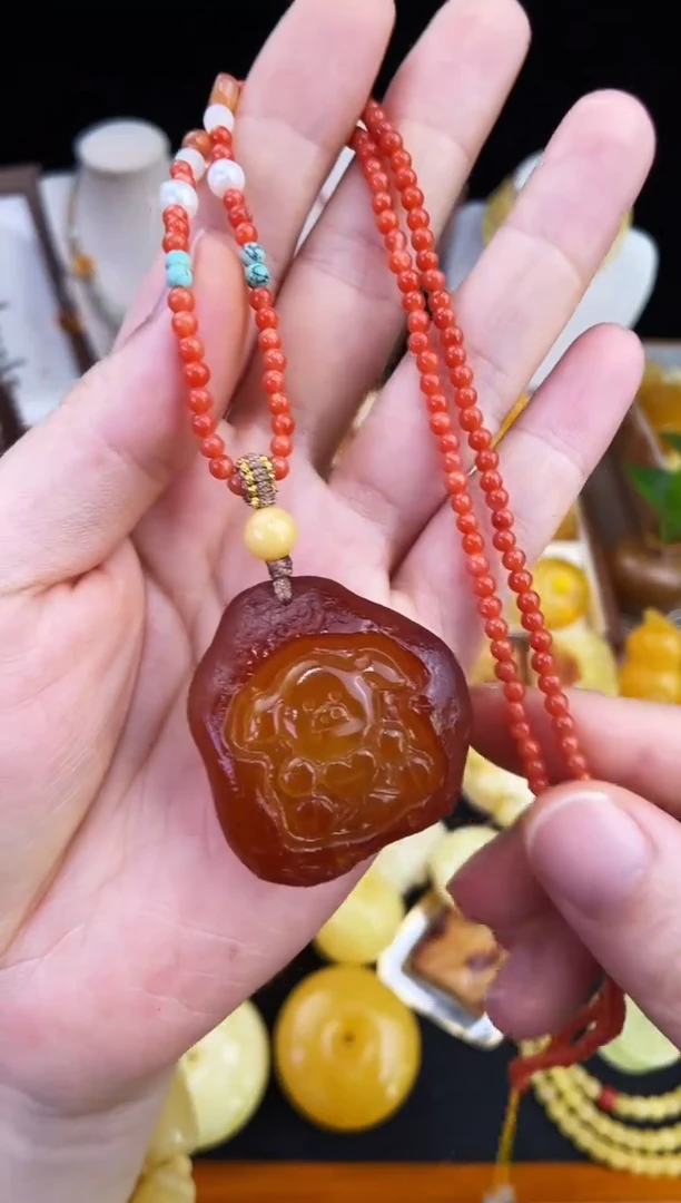 琥珀未镶嵌珠宝奇石柒月