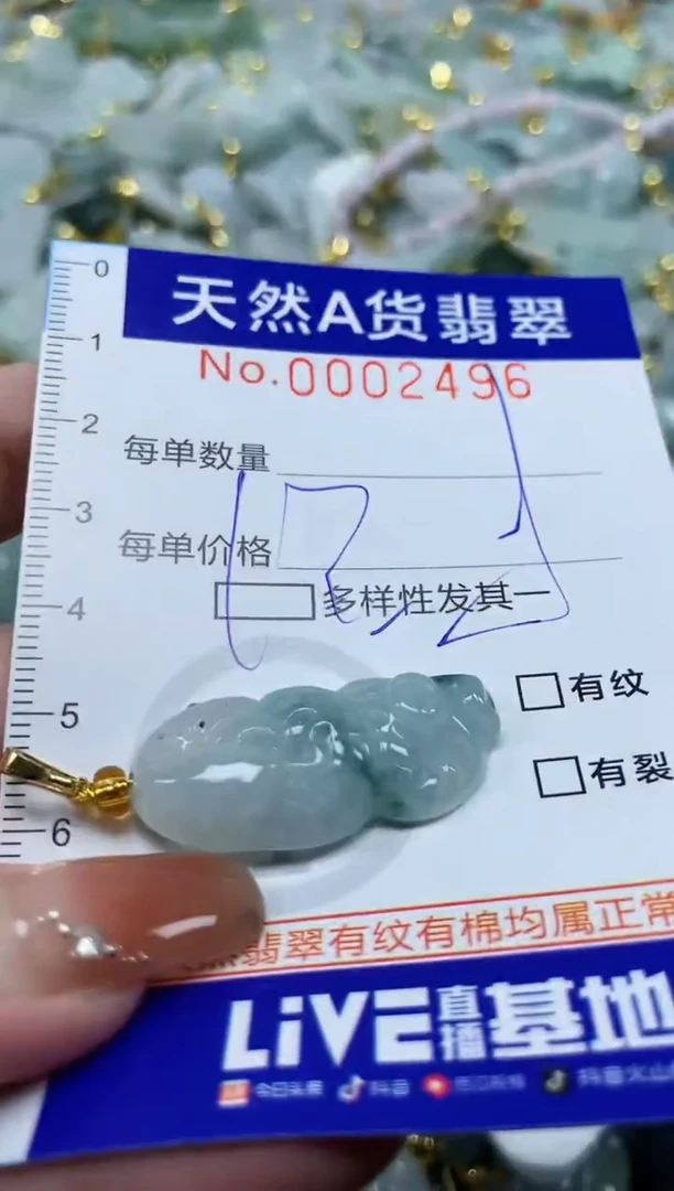 颈饰未镶嵌翡翠天然A货翡翠