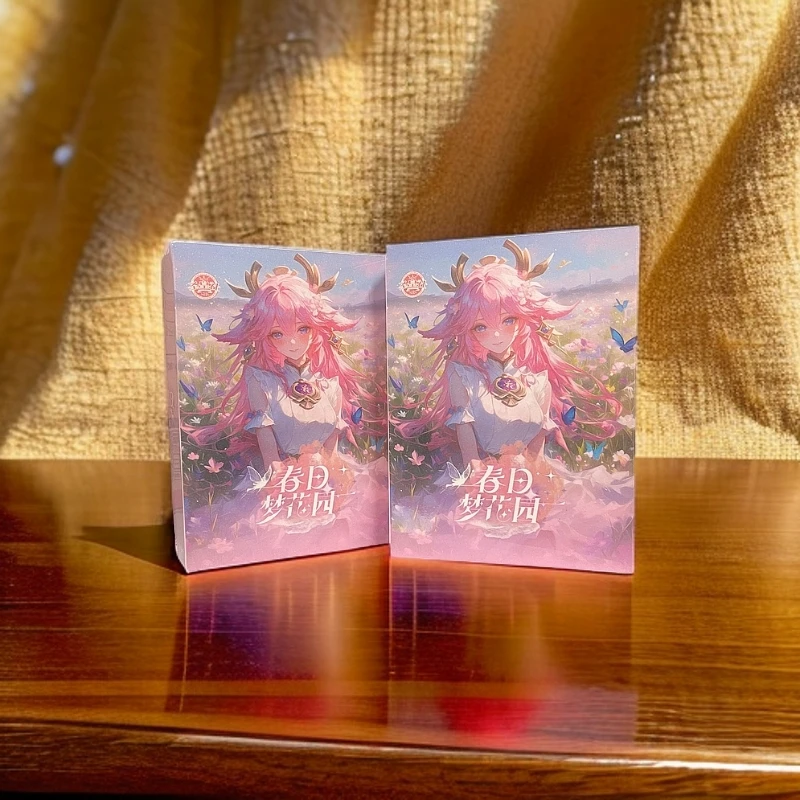 【薄荷浮浮】圣皇社「梦花园•第一弹」 二次元拆卡纸质卡牌潮玩盲盒